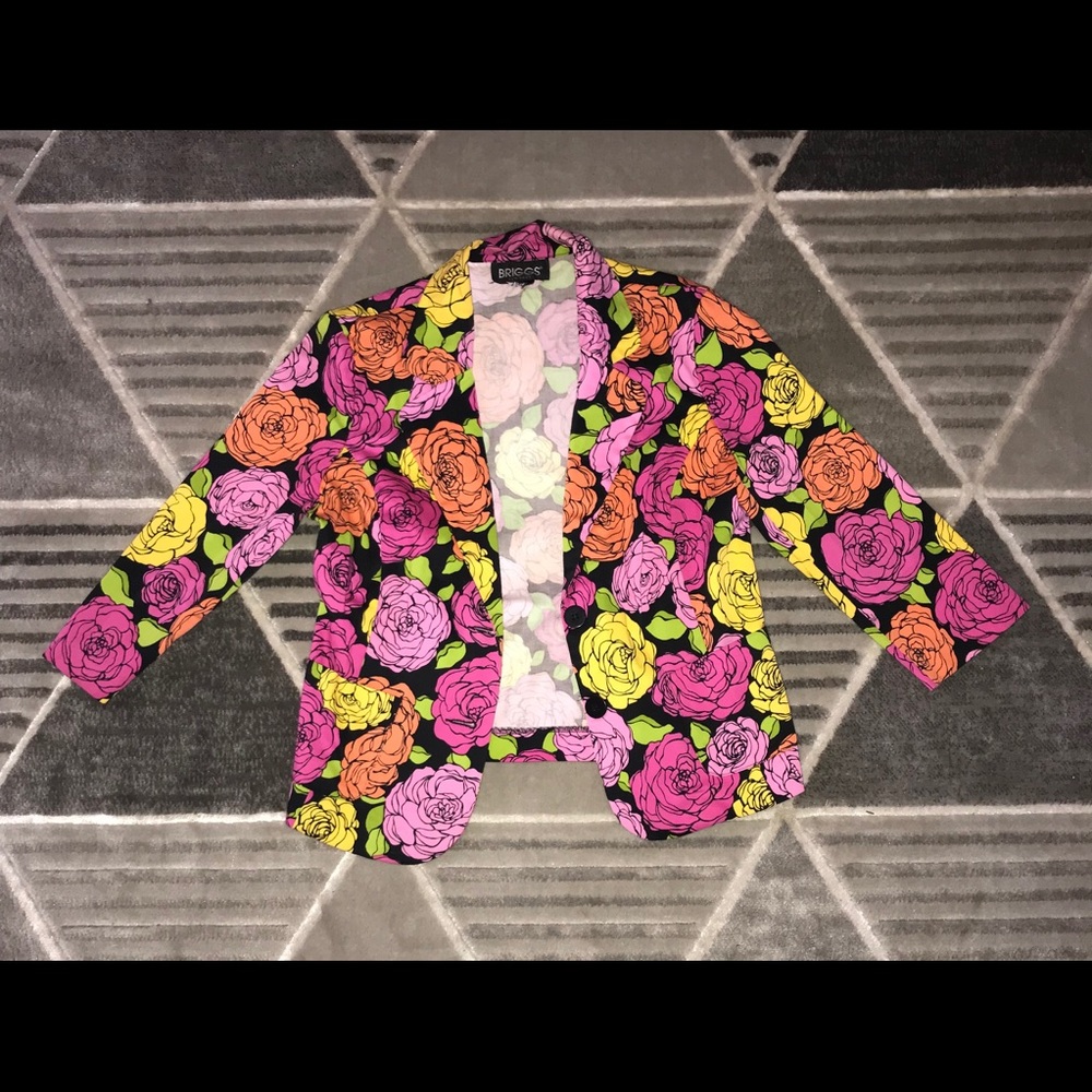 Floral Blazer